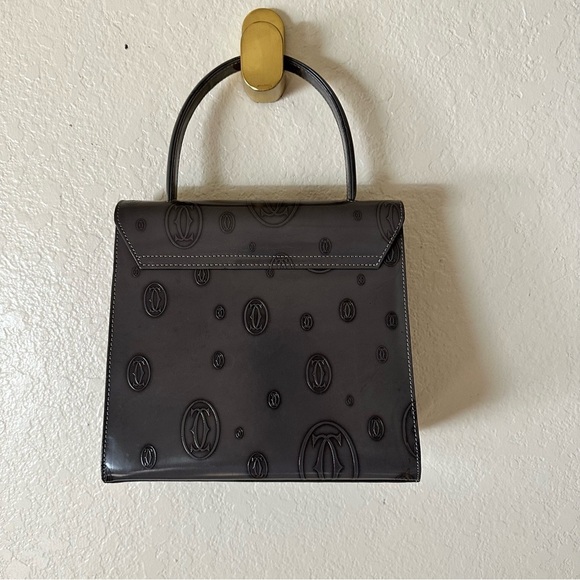 Authentic Cartier Happy Birthday handbag in monogram patent leather - Picture 5 of 10